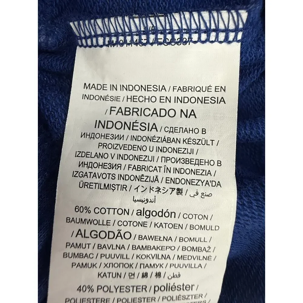 Kansas City Royals Sweat Shorts Lounge Athletic Majestic Drawstring Pockets L
